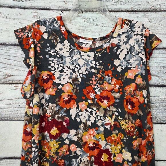 ChicSoul Floral Blouse Womens 2XL Made USA - Picture 3 of 7